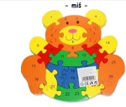 Drewniane puzzle dla dzieci