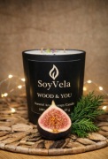 Sojowa świeca SoyVela Wood & You