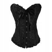 Elegancki Czarny gorset s/m