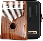 Kalimba 17 klawiszy Moozica drewno akacjowe koa zestaw etui C-dur 804