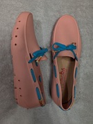 Różowe gumowe buty żeglarskie mokasyny do wody jak Crocs Mocks 39