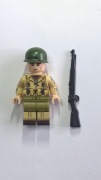 Figurka żołnierza amerykańskiego z bronią WW2 kompatybilne z Lego, Cobi