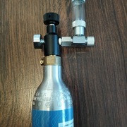 Zestaw CO2 do akwarium Sodastream + stalowy zawór zwrotny