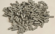 Klocki na sztuki, 250 szt cegiełka jasny szary 1x4, LEGO 15533