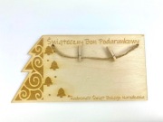 ŚWIĄTECZY BON PODARUNKOWY 20x10