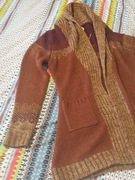 Nowy brązowy bordowy sweter z kieszeniami Atmosphere M L 38 