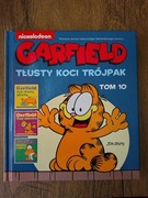 GARFIELD - TOM 10 - "TŁUSTY KOCI TRÓJPAK" - JAK NOWY - KOMIKS