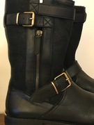 botki, biker BURBERRY