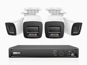 Zestaw do Monitoringu PoE 4 Kamery 4K Noktowizja Rejestrator IP67