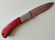 Nóż składany JOBIprofi 180mm Drewno Stal Nierdzewna Back-Lock