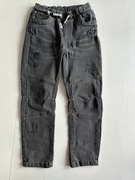 Spodnie joggery jeansowe szare 122cm 7 lat cool club szare #1801