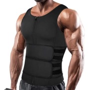 Męska Kamizelka Gorset Wyszczuplający brzuch, modelująca sylwetkę