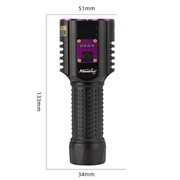 Latarka 2 in1 ultrafioletowa UV Alonefire SV72 365nm + białe światło