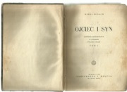 Karol Bunsch - Ojciec i syn - tom I (wyd. 1948 r.)