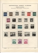 Czechy i Morawy, Bohmen und Mahren, 12 stron znaczków, prawie komplet