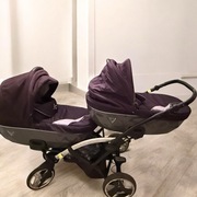 Wózek podwójny | bliźniaczy | rok po roku Junama Diamond Duo Slim