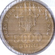 WIETNAM 5000 dong 2003, KM# 73, AU