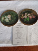 Talerze ozdobne, wiszące, duńskie z certyfikatem