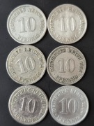 Niemcy 10 fenigów 1904 rok 