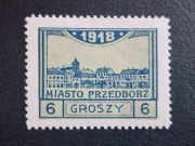 5 B Poczta Miejska Przedbórz * gwar. i opis 1918r.