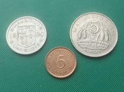 MAURITIUS - Zestaw monet 1 5 Cents Rupees Rupii 1990 1991 2005 Y3