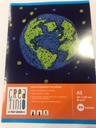 Blok rysunkowy TOP-2000 Creatinio A3/10k, 80g, kolorowy 400079848