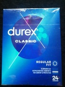 DUREX CLASSIC Prezerwatywy klasyczne 24 szt. nawilżane i dopasowane