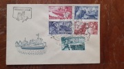 FDC statki  1956r  super stan