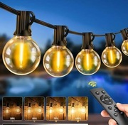 Łańcuch świetlny 26 żarówek LED G40 IP44
