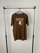 T-shirt Pussycat Records M brązowy oldschool streetwear 100% bawełna NYC