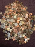 Monety Świata i Polskie  na kilogramy  zestaw 6 KG KILOGRAMÓW monet