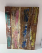 Blat do stolika kawowego mango/tik/buk ręcznie wykonany Solidny ciężki 