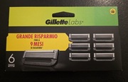 Gillette Labs 6szt wkłady, zapas, głowiczki 