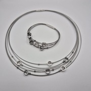 Srebrny komplet biżuterii