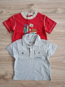 2 x Bluzka koszulka  t-shirt rozm. 80  - 12 m-cy 