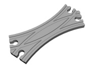 Tor tory IKEA LIDL BRIO drewniane - łącznik zamiennik skrzyżowanie rozjazd