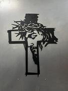 Krzyż metalowy 50cm 