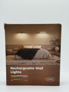 Kinkiet ścienny LED Akumulatorowy USB-C 2szt RGB