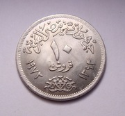 Egipt 10 piastres 1972 PIĘKNA!