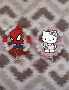 Matching bransoletki „Spiderman” i „Hello Kitty"
