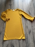 Sukienka krótka zielona żółta Pakuten S / M