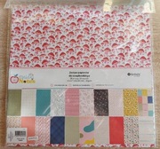 Zestaw papierów do scrapbookingu 30x30 - muchomorki i inne wzory 