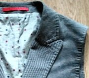 Kamizelka Vistula - męska casual - CZESANA BAWEŁNA miękka- 48 - 176/96 slim