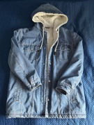 Ocieplana kurtka jeansowa XXL Sinsay