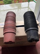 10szt. Używane okrągłe doniczki produkcyjne przemysłowe P12, koło Krakowa