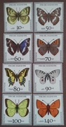 Znaczki pocztowe tematyczne - motyle