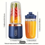 Blender bezprzewodowy ładowany na USB, dwa kubki