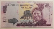 Malawi - 20 Kwacha - 2016 - St.UNC