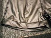 Szorty z eko skóry, spodenki