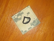 Naszywka - US Army - Private First Class E-3 (ACU) PFC - (Hook & Loop)